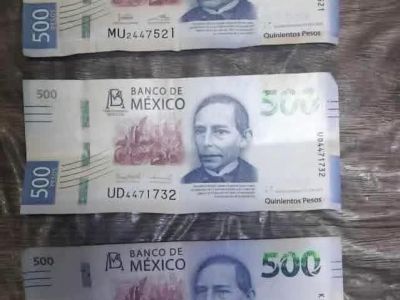 Circulan billetes falsos de $500 pesos en Veracruz